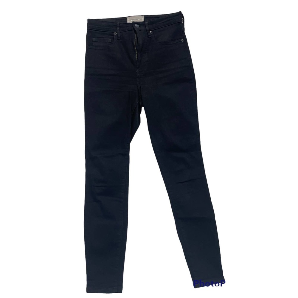 Everlane Classic Black High Rise Skinny Jeans Size 27R